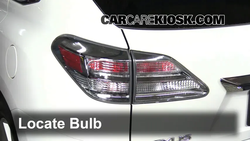 2010 Lexus RX350 3.5L V6 Lights Reverse Light (replace bulb)